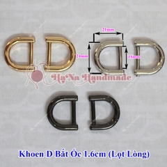 Khoen D bắt ốc 1.6cm lọt lòng ( bán cặp)