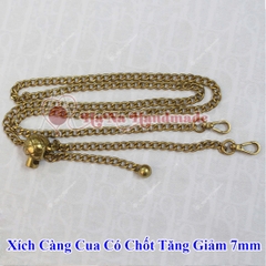 Xích càng cua có chốt tăng giảm