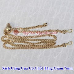 Xích càng cua có chốt tăng giảm