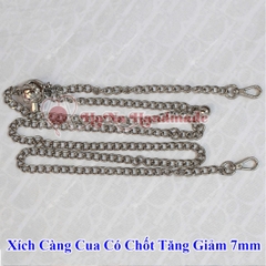 Xích càng cua có chốt tăng giảm