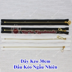 Dây Kéo 30cm Đầu Kéo Ngẫu Nhiên