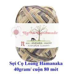 Sợi cọ loang Hamanaka 40g/ cuộn 80 mét