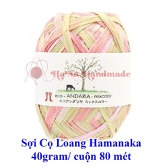Sợi cọ loang Hamanaka 40g/ cuộn 80 mét