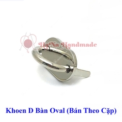 Khoen D bàn oval làm túi handmade (bán theo cặp)