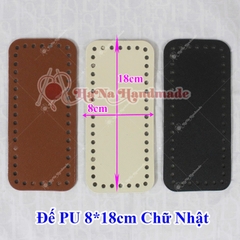 Đế da PU 8x18cm (60k/cái)