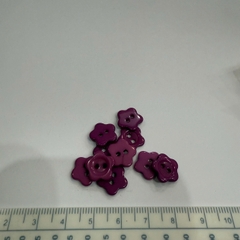 Nút nhựa hoa set 10 cái/ 1 màu