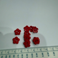 Nút nhựa hoa set 10 cái/ 1 màu