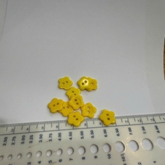 Nút nhựa hoa set 10 cái/ 1 màu