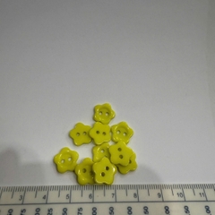 Nút nhựa hoa set 10 cái/ 1 màu