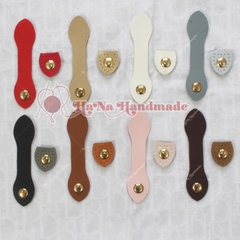 Khóa hít kèm da PU làm túi handmade