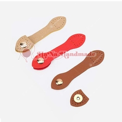 Khóa hít kèm da PU làm túi handmade