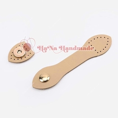 Khóa hít kèm da PU làm túi handmade