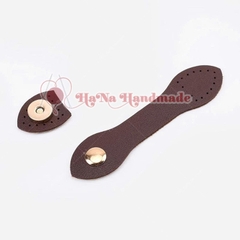 Khóa hít kèm da PU làm túi handmade