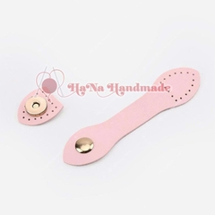 Khóa hít kèm da PU làm túi handmade