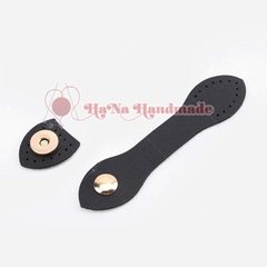 Khóa hít kèm da PU làm túi handmade