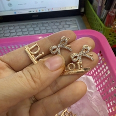 Mạc nơ đính đá mini