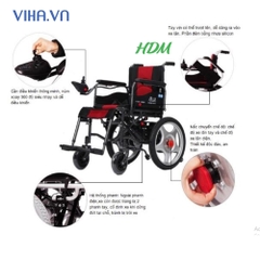 Xe lăn điều khiển điện cao cấp Color 180B