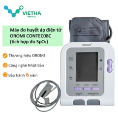 Máy Đo Huyết Áp và Nồng Độ Oxy OROMI Contec 08C