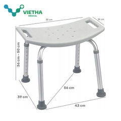 Ghế Tắm Khung Nhôm Lucass SC97