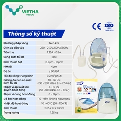 Máy xông khí dung Oromi TL-100 kèm hút mũi