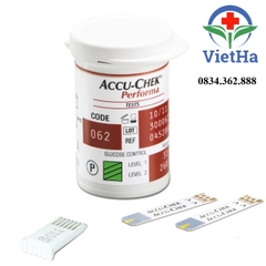 Que Thử Đường huyết Accu-Chek Performa hộp 50 que