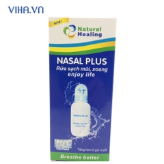 Bình Rửa Mũi Cao Cấp Nasal Plus Tặng Kèm 02 Gói Muối Biển