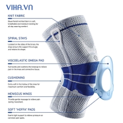 Bó Gối Silicon Co Giãn 4 Chiều hỗ trợ chấn thương