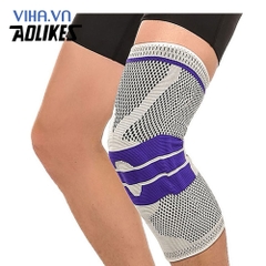 Bó Gối Silicon Co Giãn 4 Chiều hỗ trợ chấn thương Aolikes AL7721 (1 chiếc)