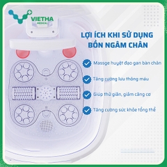BỒN NGÂM CHÂN MASSAGE SERENELIFE SLFTSP12S ( NEW 2026 )