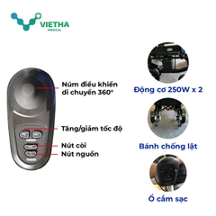 Xe lăn điện OROMI XLD-19S – Gấp gọn, nhẹ, tiện lợi cho người già & người khuyết tật