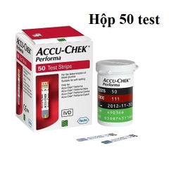 Que Thử Đường huyết Accu-Chek Performa hộp 50 que