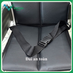 Xe lăn Miki Nhật Bản USG-1, đệm da, khung nhôm cao cấp