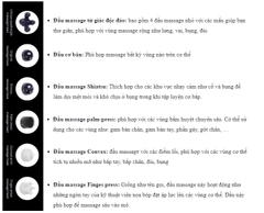 Máy massage cầm tay 6 trong 1 LaViTa - LV-186