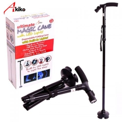 Gậy ba toong gấp khúc có đèn pin Akiko A29