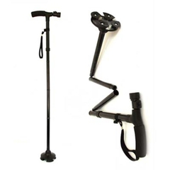 Gậy ba toong gấp khúc có đèn pin Akiko A29