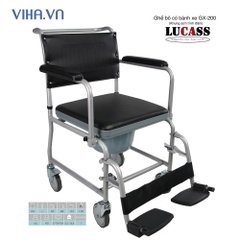 Ghế bô có bánh xe mặt đệm LUCASS GX-200