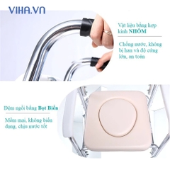 Ghế Bô -Ghế Tắm -Ghế Ngồi-Xe Lăn  4 trong 1 Siêu Tiện Lợi