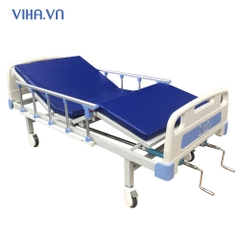 Giường 2 tay quay sắt sơn tĩnh điện
