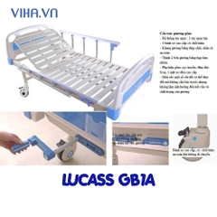Giường y tế Lucass GB-1A - Giường y tế 1 tay quay