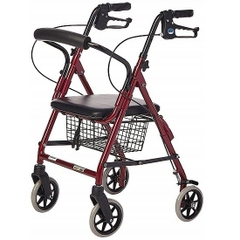 Khung tập đi có phanh có giỏ hàng Lucass W14