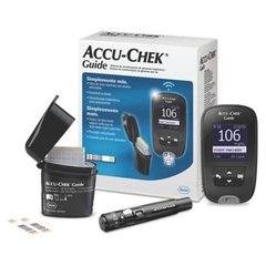 Máy đo đường huyết Accucheck Guide chính hãng tặng 25 que thử và 25 kim