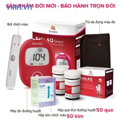 Máy Đo Đường Huyết Safe AQ Sinocare