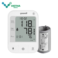 Máy đo huyết áp điện tử Yuwell YE670CR - Pin sạc 300 lần đo