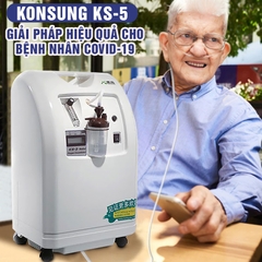 Máy tạo oxy 5 lít / phút Konsung KSW-5 bền bỉ, êm ái