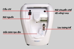 Máy tạo oxy 5L/ Phút Reiwa K5BW