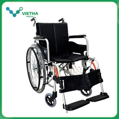 Xe lăn Miki Nhật Bản USG-1, đệm da, khung nhôm cao cấp