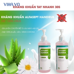 Nước rửa tay khô nhanh - dung dịch sát khuẩn ALFASEPT HANDRUB - Chai 500ml