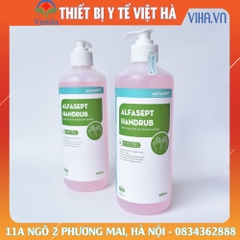 Nước rửa tay khô nhanh - dung dịch sát khuẩn ALFASEPT HANDRUB - Chai 500ml