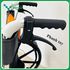 Xe lăn Lucass X91L khung hợp kim nhôm, bánh đúc