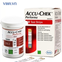 Que Thử Đường huyết Accu-Chek Performa hộp 50 que